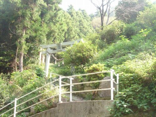 船石岳への登り口