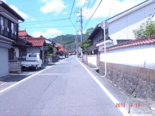 明木市の宿場