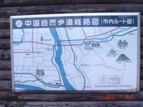萩市内ルート図