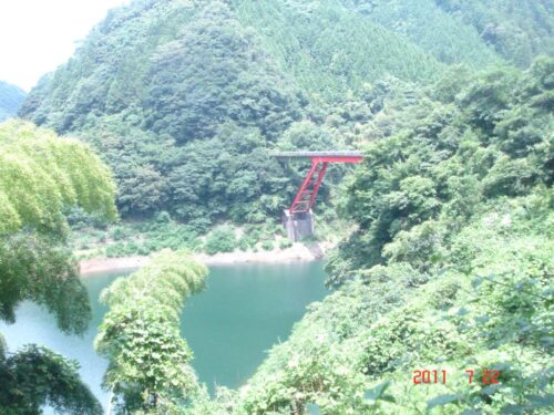 阿武川ダムの上流