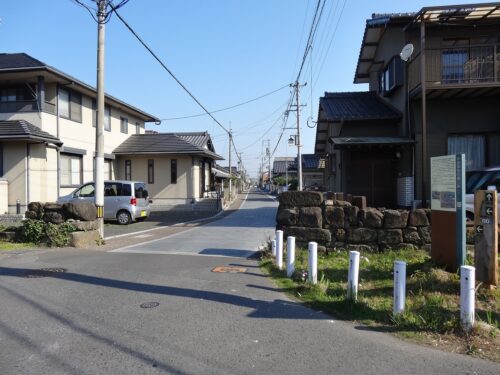 木屋瀬宿西構口跡