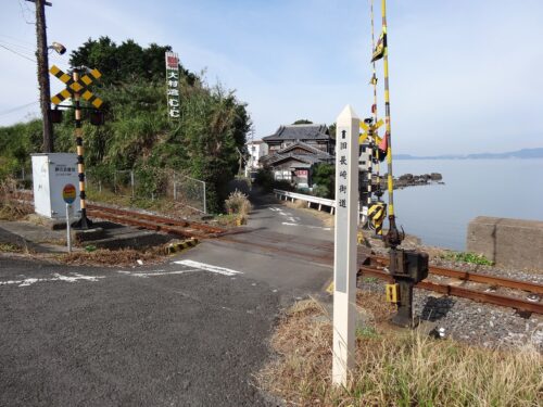 餅の浜踏切