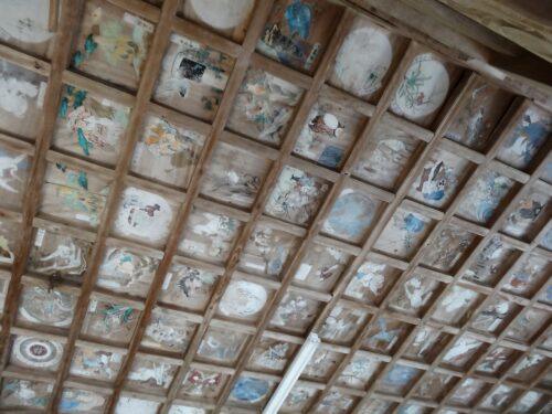 丹生神社の天井絵