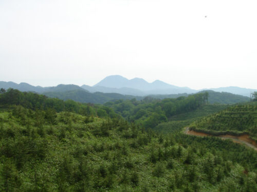 三瓶山の眺望