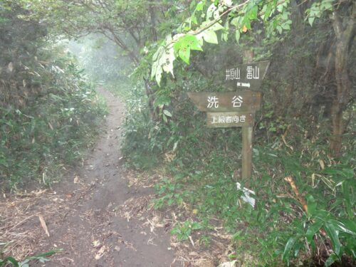Dsc04575 洗谷ルートへの道しるべ