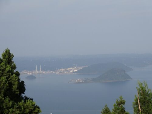 唐津湾と唐津市街