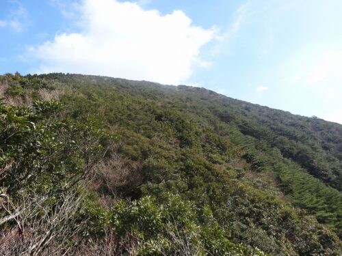 坊岩から見る郡岳