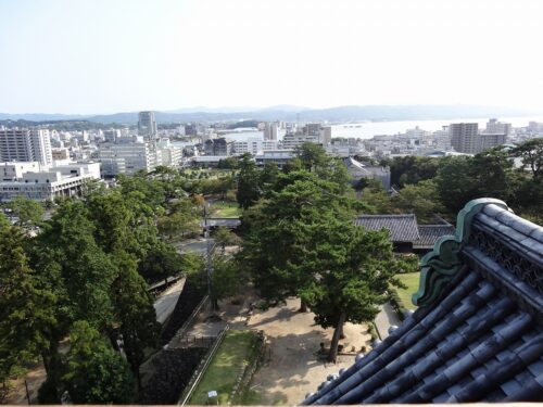 Dsc08578 守閣から見る松江市街