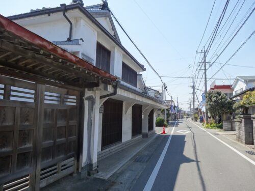 秋葉町の町並み