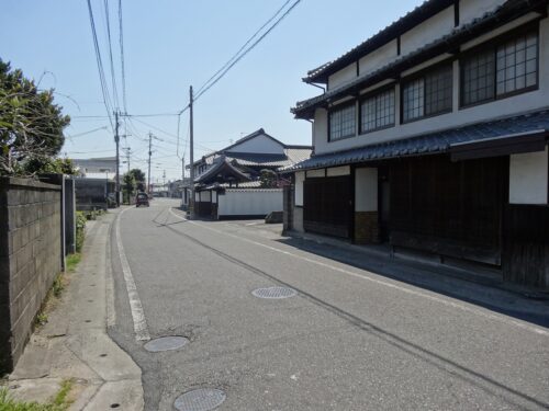 瓜生野の町並み