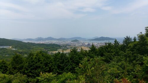 糸島半島方面の眺め