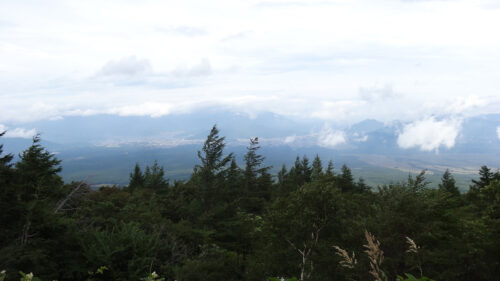 河口湖方面