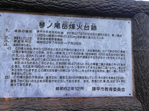 峰火台跡