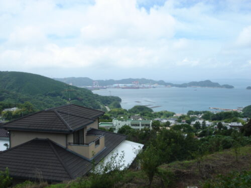 大島造船所が見える