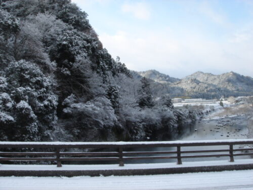 一般道路で日田へ向かう
