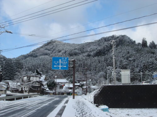 一般道路で日田へ向かう