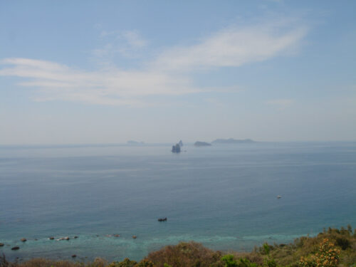 角力灘と池島