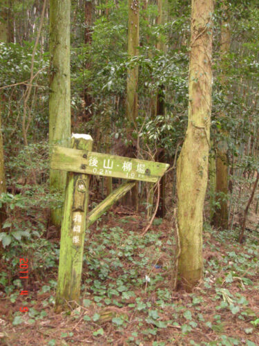 後山へ