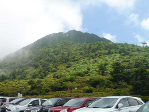 仁田峠の駐車場