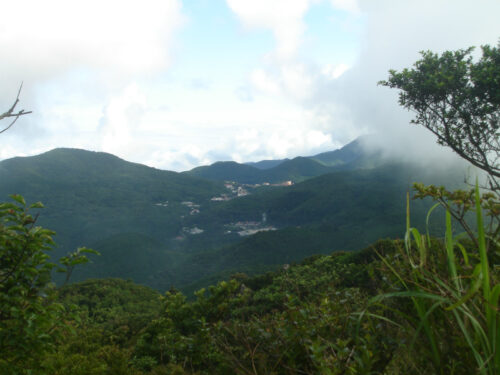 Dsc01123 高岩山から見る雲仙の温泉街