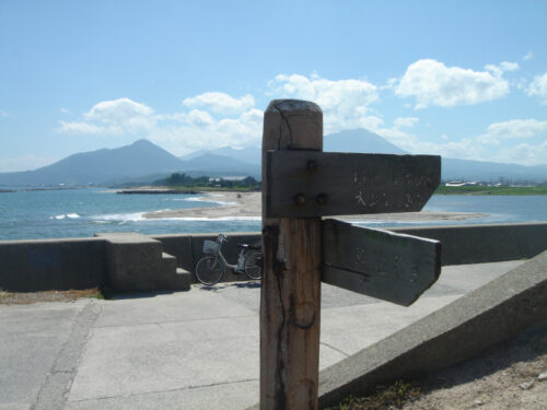 Dsc01511 伯耆大山と道しるべ