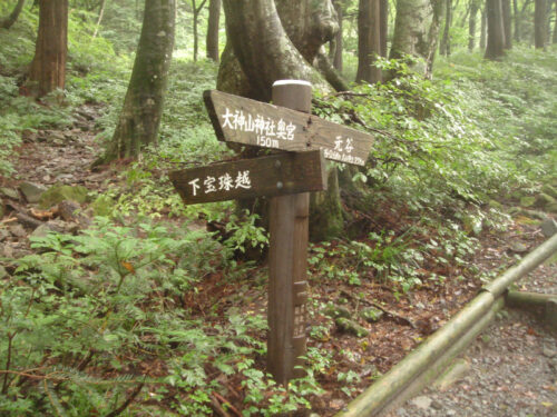 Dsc01783 下宝珠越えへの道しるべ