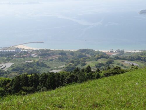 川内峠からの下り