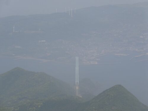頂上から見る生月島