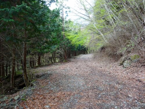 切通峠へ