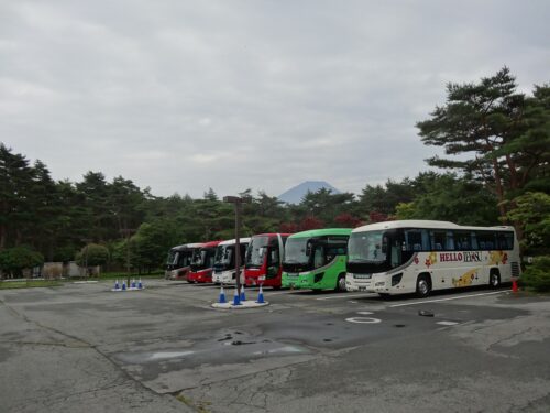 ホテルから見る富士山