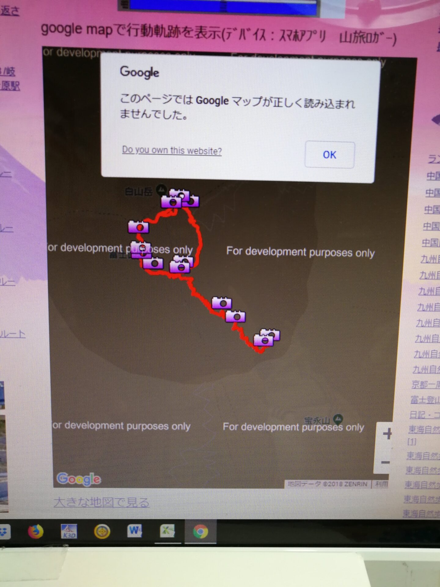 googole maps API