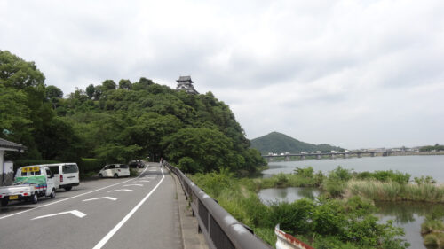 昨日歩いた道