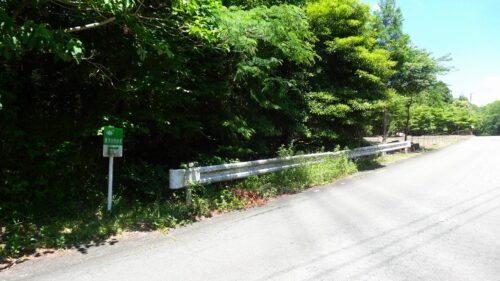 藤原工業団地への道路