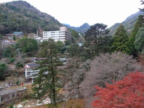 湯の山温泉街