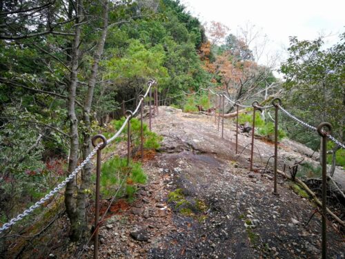 岩場