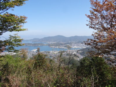 展望台からの大村湾・時津方面