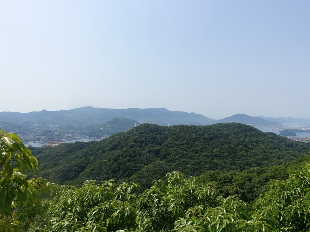 天門峰から女神大橋
