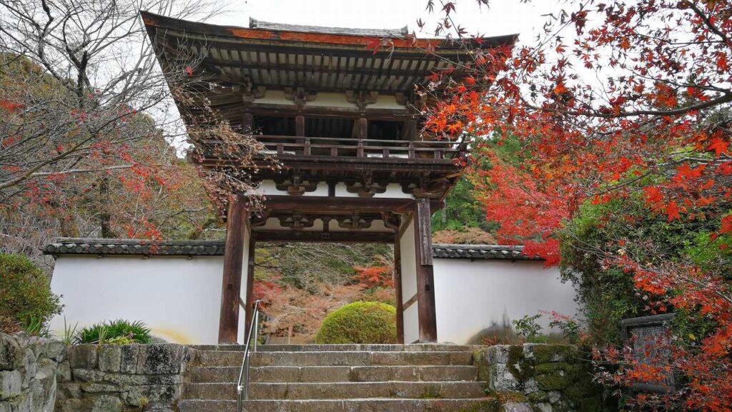 長岳寺山門