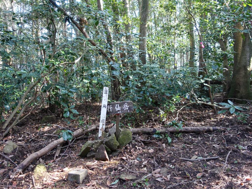 行仙岳456m
眺望なし