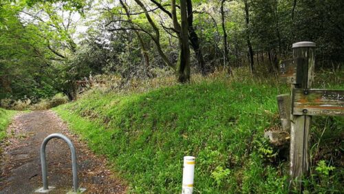 山道へ