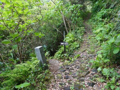 硫黄沼道しるべ