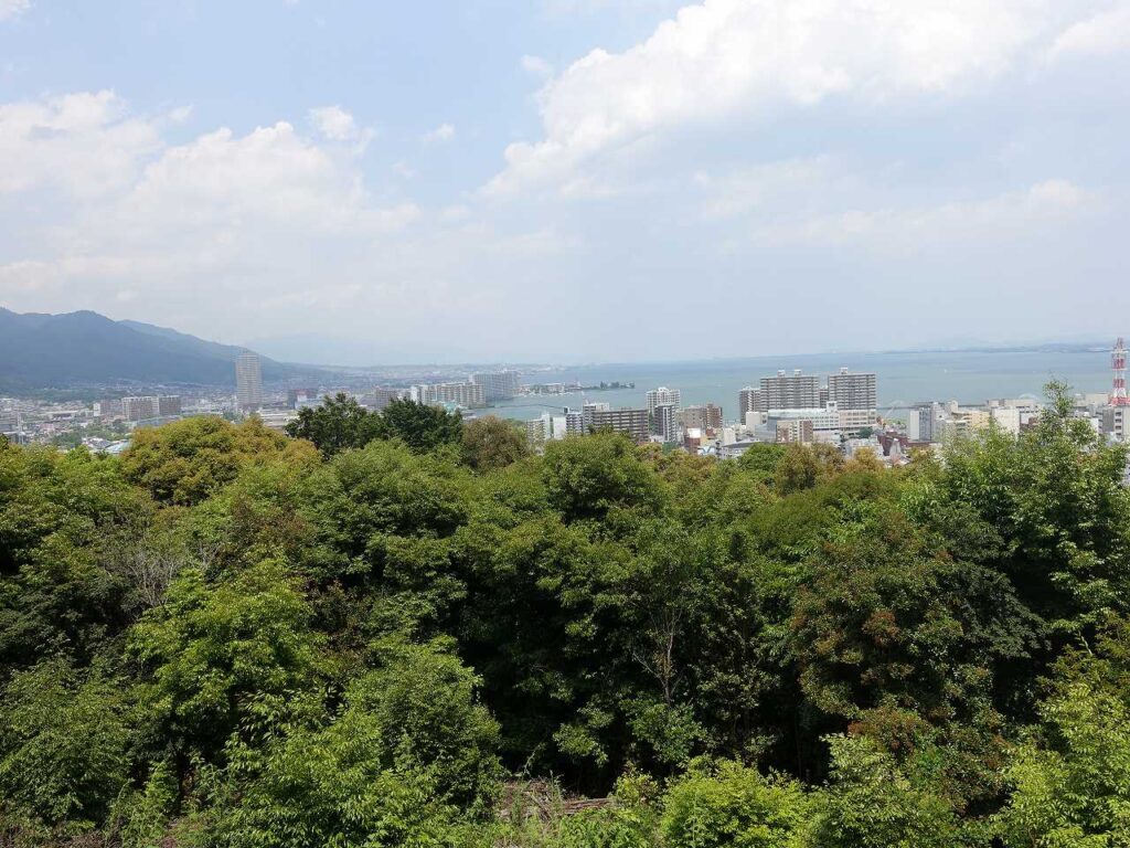 長等公園展望台からの眺め