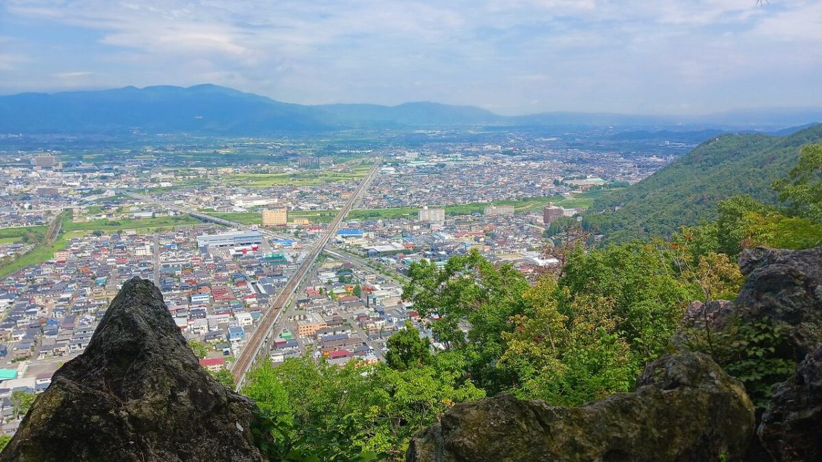 湯殿山からの眺め