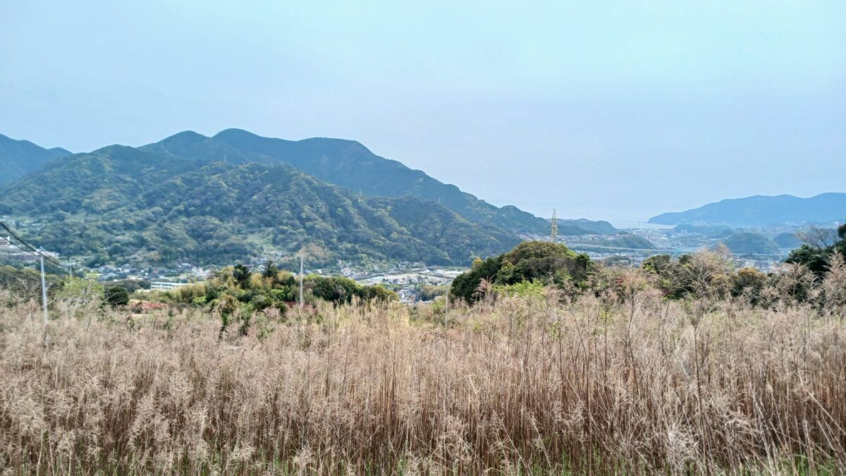 橘湾～普賢岳～行仙岳～船石岳を望む