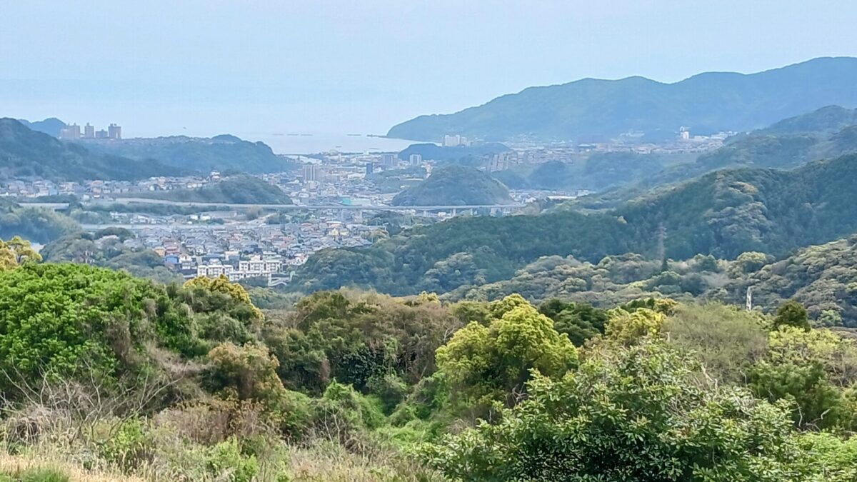 橘湾～網場漁港を望む