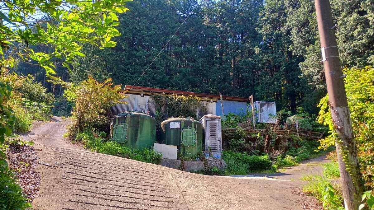 左折して山道歩き