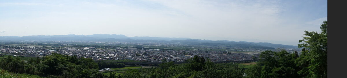 桑折町と阿武隈山地