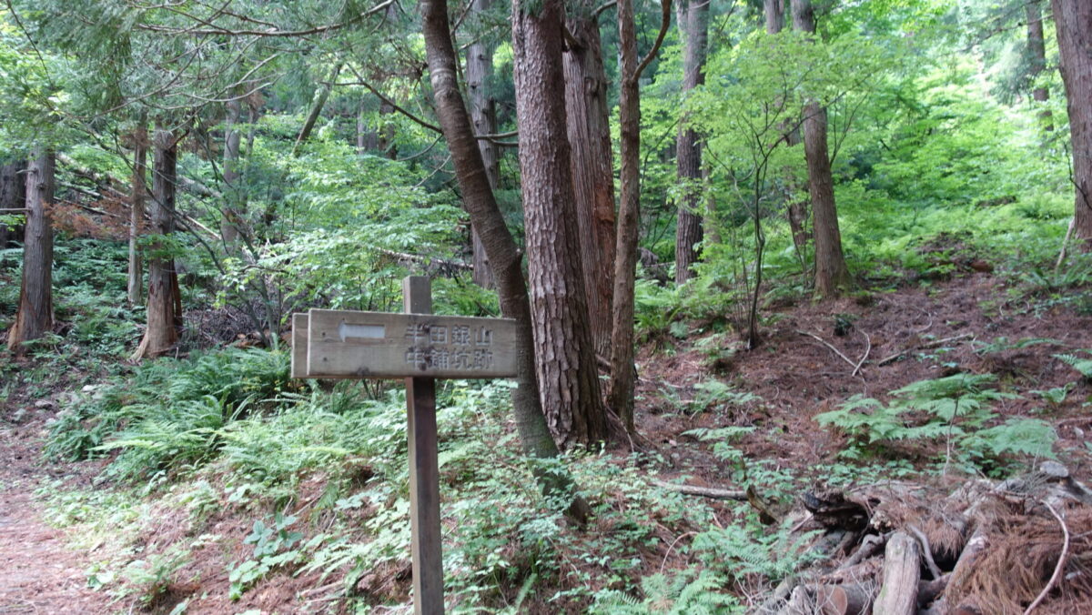半田銀山中鋪跡