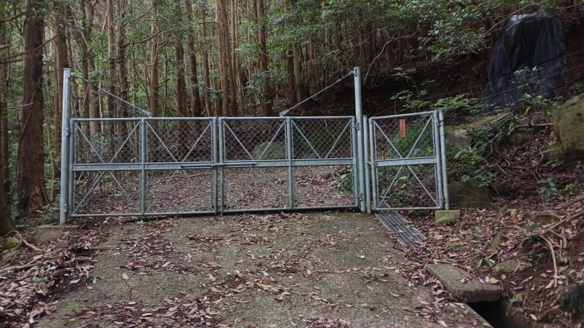 琴ノ尾岳下り道