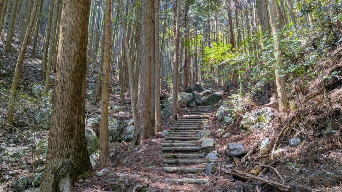 鶴林寺/遍路道登り